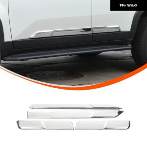 トヨタ ランドクルーザー プラド 250 LC250 24-25 ABS シルバー カーキット ドアボウルハンドル バックミラー フロント フォグランプ トリム ステッカー - 5