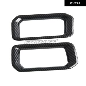 LHD ABSカーボンウィンドウリフトスイッチ/サイドエア アウトレット /ウォーターカップ ホルダー /ナビゲーション ボックス カバー フォード マスタング2024 - Middle Air outlet