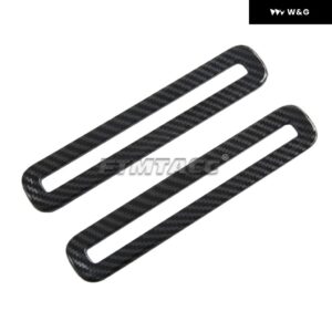 LHD ABSカーボンウィンドウリフトスイッチ/サイドエア アウトレット /ウォーターカップ ホルダー /ナビゲーション ボックス カバー フォード マスタング2024 - Front up air outlet