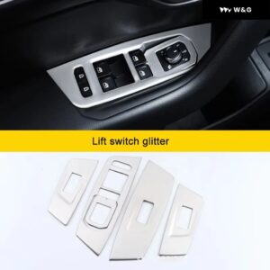 インテリア センター コンソール ギア シフト パネル インナーカバー フォルクスワーゲン トゥアレグ20192024カーアクセサリーシルバー ステンレス トリム - 6