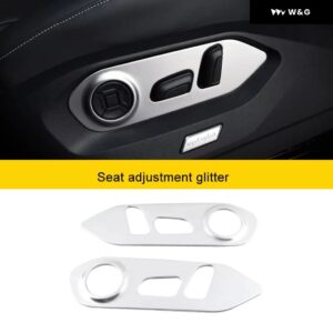 インテリア センター コンソール ギア シフト パネル インナーカバー フォルクスワーゲン トゥアレグ20192024カーアクセサリーシルバー ステンレス トリム - 1