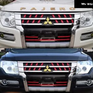 V97 V93 三菱 パジェロ テールライト フレーム テールライト カバー ショーグン フロント フォグランプ フレーム ドアハンドル 外装 ショーグン モンテロ - Racing Grills