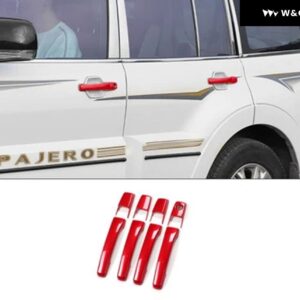 V97 V93 三菱 パジェロ テールライト フレーム テールライト カバー ショーグン フロント フォグランプ フレーム ドアハンドル 外装 ショーグン モンテロ - Door handle4