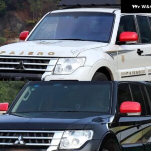 V97 V93 三菱 パジェロ テールライト フレーム テールライト カバー ショーグン フロント フォグランプ フレーム ドアハンドル 外装 ショーグン モンテロ - Mirror cover5