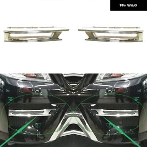 BENZ ML166 フォグランプ カバー 車用 フォグランプ ベントベース オート スタイリング フロント バンパー ドライビング フォグランプ サポート - Long Plating A Pair