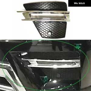 BENZ ML166 フォグランプ カバー 車用 フォグランプ ベントベース オート スタイリング フロント バンパー ドライビング フォグランプ サポート - With Plating Left