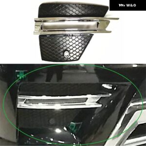 BENZ ML166 フォグランプ カバー 車用 フォグランプ ベントベース オート スタイリング フロント バンパー ドライビング フォグランプ サポート - With Plating Right