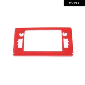 カーボン カーセンター ダッシュボード ナビゲーションスクリーン フレーム トリム トヨタ GR86 スバル BRZ ZD8 2022-2025カバー アクセサリー - ABS Red