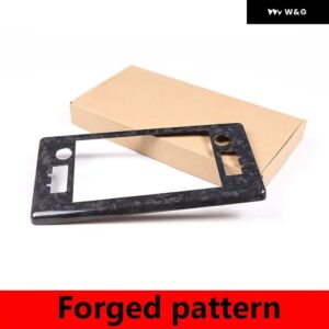 カーボン カーセンター ダッシュボード ナビゲーションスクリーン フレーム トリム トヨタ GR86 スバル BRZ ZD8 2022-2025カバー アクセサリー - Forged carbon