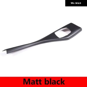 ABSカーボンLHDマルチメディア ボタン パネル カバー ステッカー BMW 1 2シリーズF20 F21 F22 F23 2012-2018 インテリア アクセサリー - Matt black