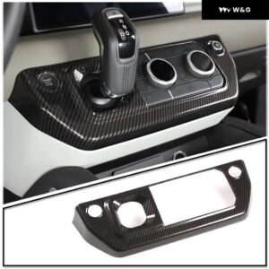 カーセンター コンソール エアコン モード ボタン ランドローバー ディフェンダー 90 110 130 2020-24 ABS ブラック フレーム トリム カーアクセサリー - Style B1