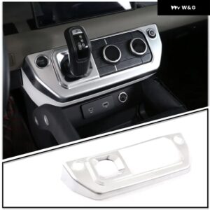カーセンター コンソール エアコン モード ボタン ランドローバー ディフェンダー 90 110 130 2020-24 ABS ブラック フレーム トリム カーアクセサリー - Style B2