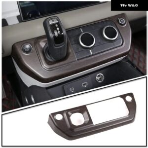 カーセンター コンソール エアコン モード ボタン ランドローバー ディフェンダー 90 110 130 2020-24 ABS ブラック フレーム トリム カーアクセサリー - Style B3