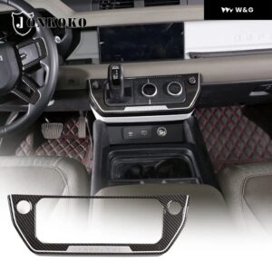 カーセンター コンソール エアコン モード ボタン ランドローバー ディフェンダー 90 110 130 2020-24 ABS ブラック フレーム トリム カーアクセサリー - Style C1