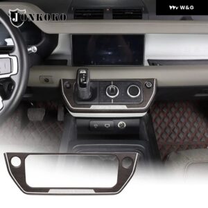 カーセンター コンソール エアコン モード ボタン ランドローバー ディフェンダー 90 110 130 2020-24 ABS ブラック フレーム トリム カーアクセサリー - Style C2