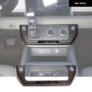 カーセンター コンソール エアコン モード ボタン ランドローバー ディフェンダー 90 110 130 2020-24 ABS ブラック フレーム トリム カーアクセサリー - Style C3