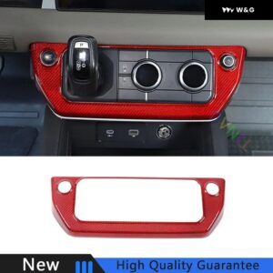 カーセンター コンソール エアコン モード ボタン ランドローバー ディフェンダー 90 110 130 2020-24 ABS ブラック フレーム トリム カーアクセサリー - Style D1