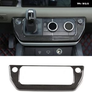 カーセンター コンソール エアコン モード ボタン ランドローバー ディフェンダー 90 110 130 2020-24 ABS ブラック フレーム トリム カーアクセサリー - Style D2