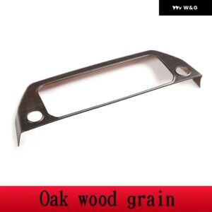 カーセンター コンソール エアコン モード ボタン ランドローバー ディフェンダー 90 110 130 2020-24 ABS ブラック フレーム トリム カーアクセサリー - Style A3