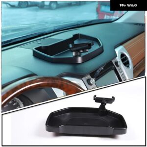 トヨタ タンドラ 2007-2023 車用 セントラ ル コントロール ダッシュボード 電話 ホルダー 収納 ボックス 電話 ホルダー トレイ ABS ブラックアクセサリー - 7月21日