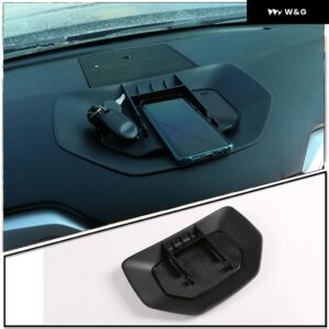 トヨタ タンドラ 2007-2023 車用 セントラ ル コントロール ダッシュボード 電話 ホルダー 収納 ボックス 電話 ホルダー トレイ ABS ブラックアクセサリー - 07-217