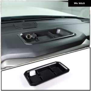 トヨタ タンドラ 2007-2023 車用 セントラ ル コントロール ダッシュボード 電話 ホルダー 収納 ボックス 電話 ホルダー トレイ ABS ブラックアクセサリー - 22-23