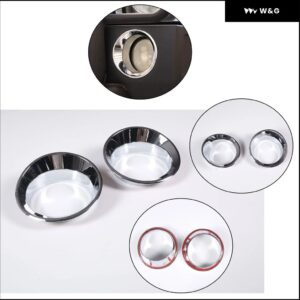 ABSグロスキット カーフード エアベント アウトレット ウィング トリム ハマー H3 2005-2009 フロント フォグランプ 装飾 フレーム テールライト カバー - Style 7