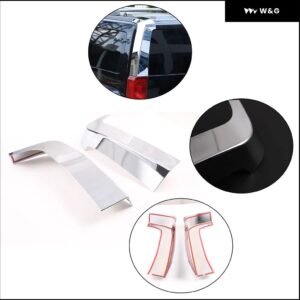 ABSグロスキット カーフード エアベント アウトレット ウィング トリム ハマー H3 2005-2009 フロント フォグランプ 装飾 フレーム テールライト カバー - Style 1