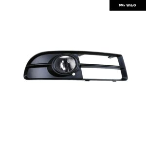 アウディ A4 B7 S4 QUATTRO 2005 - 09 フォグランプ カバー 車用 フォグランプ ベントベース フロント バンパー ドライビング フォグランプ サポート - 2 Pcs Right Side