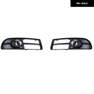 アウディ A4 B7 S4 QUATTRO 2005 - 09 フォグランプ カバー 車用 フォグランプ ベントベース フロント バンパー ドライビング フォグランプ サポート - 4 Pcs Left and Right