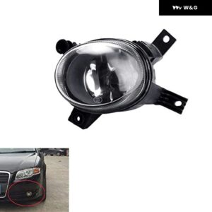 アウディ A4 B7 S4 QUATTRO 2005 - 09 フォグランプ カバー 車用 フォグランプ ベントベース フロント バンパー ドライビング フォグランプ サポート - Light 1 Pcs Left