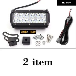 三菱 パジェロ リアスポットライトワイヤー V97/V93/V87 LEDリアスポットライト アップグレード スタイル リアスポットライト ブラケット アクセサリー - Wire and Spotlight