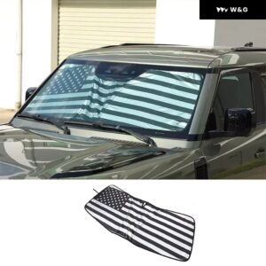 折りたたみ 式車用 フロントガラス サンシェード UV光線反射キット ランドローバー ディフェンダー 90 110 130 2004-2025 窓用反射サン バイザー - 1PCS Style B 2020
