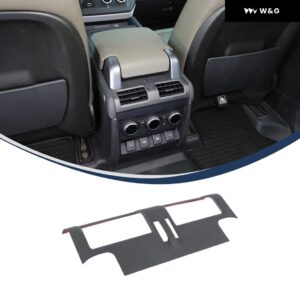 ABSカーボン 車用 アームレスト ボックス リアエア アウトレット アンチキック トリム カバー アクセサリー ランドローバー ディフェンダー 90 110 130 - Style B-Matt Carbon