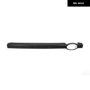 カー スタイル フロント レーシング グリル モールディングメッシュ トリム ストリップ ランドローバー ディフェンダー90/110/130 2020 + プロテクター - ABS Carbon