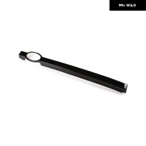 カー スタイル フロント レーシング グリル モールディングメッシュ トリム ストリップ ランドローバー ディフェンダー90/110/130 2020 + プロテクター - ABS Gloss Black