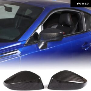 カーボン 車 外装 バックミラー カバー トヨタ 86 2012-2020 スバル BRZ 2012-2020 サイドミラー トリム - ABS Carbon Style