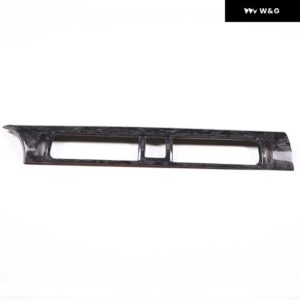 LHDカーボンカーセンター ダッシュボード エアコン アウトレット トリム トヨタ GR86 スバル BRZ 2022-2024 エアベント カバー アクセサリー - Forged carbon