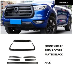 カー スタイリング オートアクセサリー リアランプ カバー グリル GREATWALL POA ピックアップ カーハンドルボウル サイドミラー カバー 2020 2021 - 7pcs