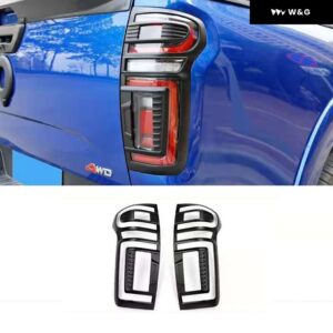 カー スタイリング オートアクセサリー リアランプ カバー グリル GREATWALL POA ピックアップ カーハンドルボウル サイドミラー カバー 2020 2021 - 2PCS2