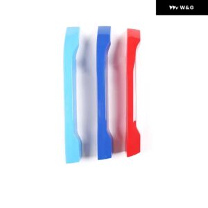 BMW X1 F48 2016-2022 ABS シルバー カーフロント グリル ストライプカバー グリッド ストリップ クリップ トリム カバー カーアクセサリー - 20-22