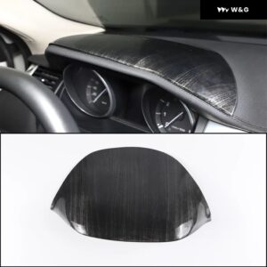 カーボンパターン ダッシュボード 計器 パネル 装飾 カバー ランドローバー レンジローバー イヴォークL538 2012-18 LHDアクセサリー - style B-2 Black wood