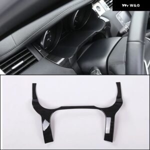 カーボンパターン ダッシュボード 計器 パネル 装飾 カバー ランドローバー レンジローバー イヴォークL538 2012-18 LHDアクセサリー - style B-1 Black wood