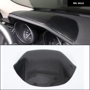 カーボンパターン ダッシュボード 計器 パネル 装飾 カバー ランドローバー レンジローバー イヴォークL538 2012-18 LHDアクセサリー - style A-2 carbon