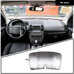 ランドローバー フリーランダー 2 2007-2015 アルミホイル フロントガラス フルウィンドウガラス サンシールド 折りたたみ 式 カバー - style 2