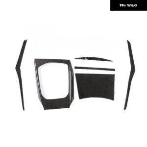 BMW 3シリーズ 4シリーズ G20 G21 G22 2020-2022 ABSカーボンカーギア パネル カバー インテリア キット トリム ステッカー カーアクセサリー - Carbon (ABS 20-25)