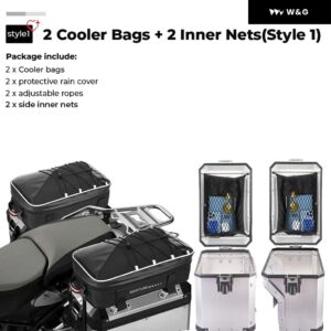 トップバッグ R1200GS LC BMW R1200GS LC R1250GS ADVENTURE ADV F750GS F850GS トップ ボックス パニア トップバッグケース ラゲッジバッグ - 2 nets and 2 bags2