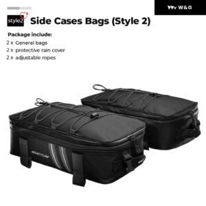 トップバッグ R1200GS LC BMW R1200GS LC R1250GS ADVENTURE ADV F750GS F850GS トップ ボックス パニア トップバッグケース ラゲッジバッグ - 2pcs side case bags