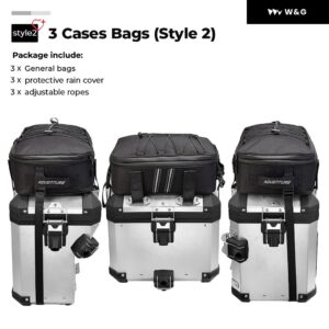 トップバッグ R1200GS LC BMW R1200GS LC R1250GS ADVENTURE ADV F750GS F850GS トップ ボックス パニア トップバッグケース ラゲッジバッグ - 3pcs bags