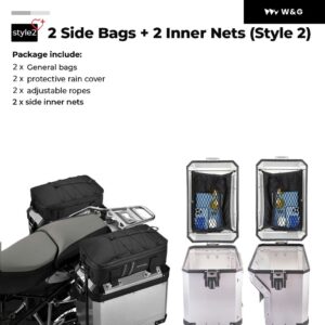 トップバッグ R1200GS LC BMW R1200GS LC R1250GS ADVENTURE ADV F750GS F850GS トップ ボックス パニア トップバッグケース ラゲッジバッグ - 2 nets and 2 bags